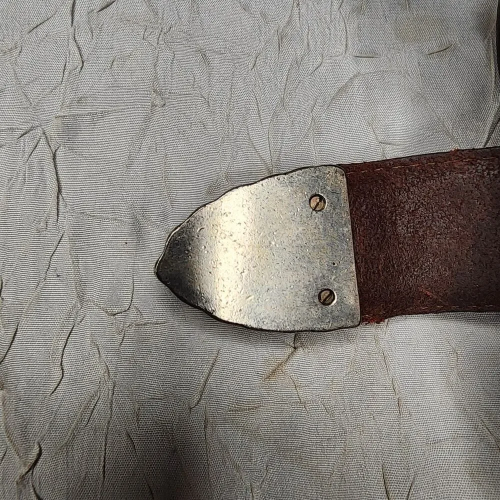 Brighton Womens Belt Size M Brown Leather Western Cowgirl Made In U.S.A 44909 - Picture 5 of 8